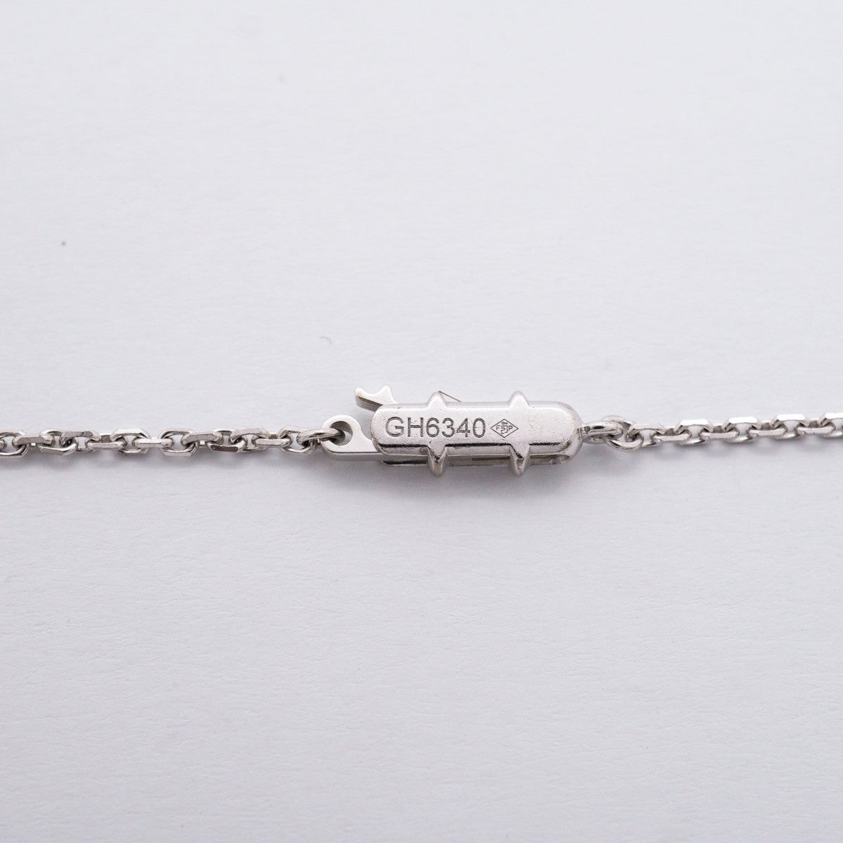 【6jfb0806】カルティエ ネックレス Cハート K18WG ホワイトゴールド【中古】レディース