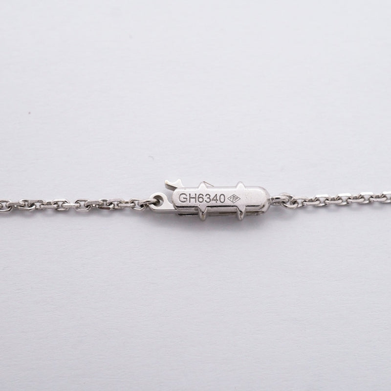 【6jfb0806】カルティエ ネックレス Cハート K18WG ホワイトゴールド【中古】レディース