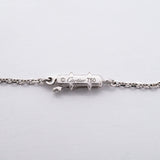 【6jfb0806】カルティエ ネックレス Cハート K18WG ホワイトゴールド【中古】レディース