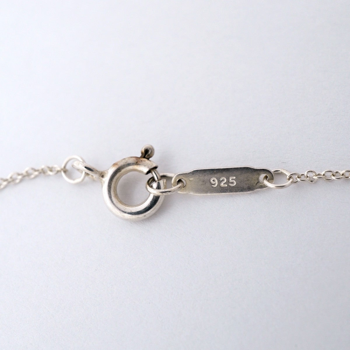【6jfb0813-k】ティファニー ネックレス オープンアトラス/スクエア シルバー925【中古】レディース