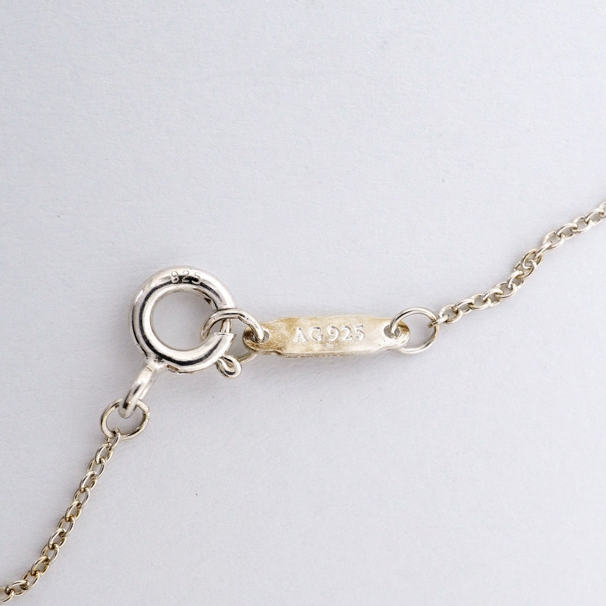【6jfb0814-k】ティファニー ネックレス ダブルリターントゥハート シルバー925 ブルー【中古】レディース