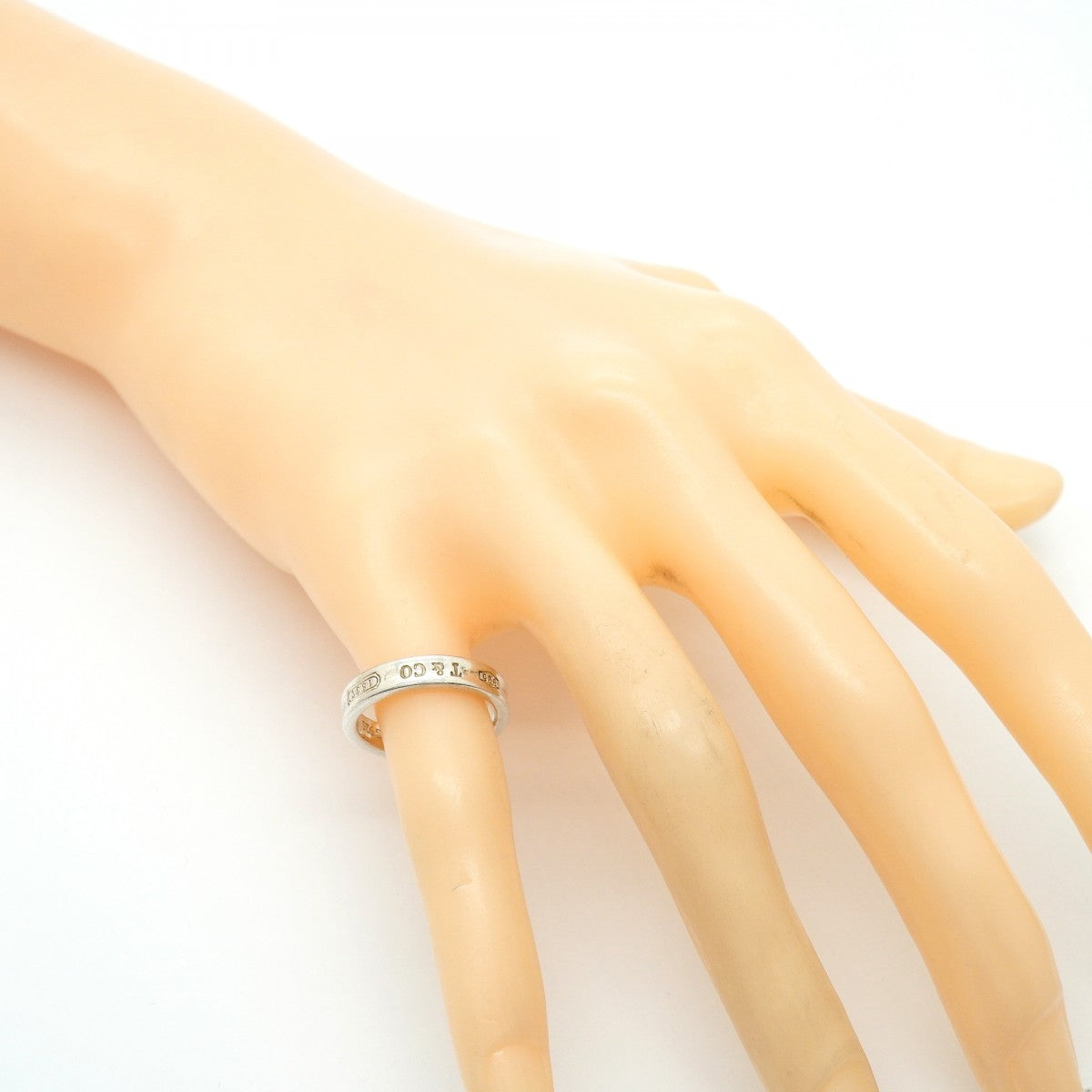【6jfb0817-k】ティファニー リング ナロー シルバー925 9号【中古】レディース
