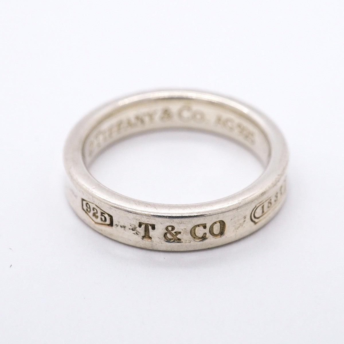 【6jfb0817-k】ティファニー リング ナロー シルバー925 9号【中古】レディース