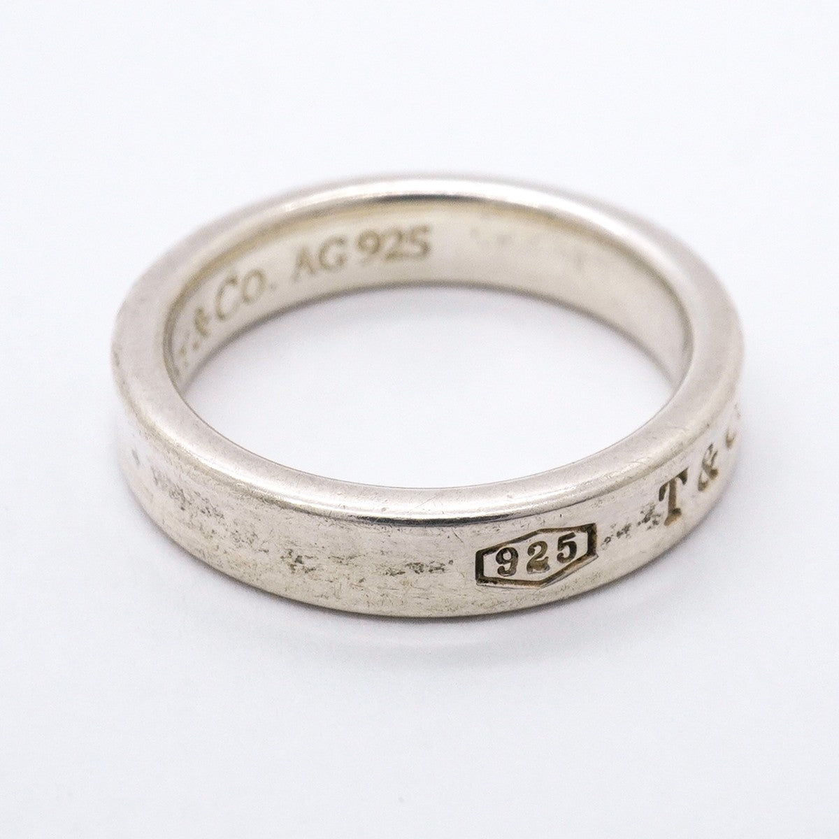 【6jfb0817-k】ティファニー リング ナロー シルバー925 9号【中古】レディース