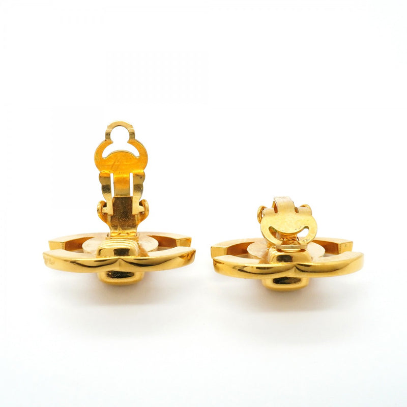 【6jfb0818-k】シャネル イヤリング ヴィンテージ ココマーク ターンロック GPメッキ ゴールド【中古】レディース