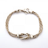 【6jfb0822-k】ティファニー ブレスレット センターノット/ダブルロープ シルバー925【中古】メンズ レディース ユニセックス
