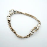 【6jfb0822-k】ティファニー ブレスレット センターノット/ダブルロープ シルバー925【中古】メンズ レディース ユニセックス