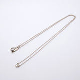 【6jfb0824-k】ティファニー ネックレス バイザヤード 1PD シルバー925 ダイヤモンド【中古】レディース