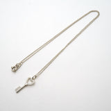 【6jfb0826-k】ティファニー ネックレス ハートキー シルバー925【中古】レディース