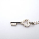 【6jfb0826-k】ティファニー ネックレス ハートキー シルバー925【中古】レディース
