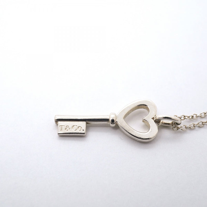 【6jfb0826-k】ティファニー ネックレス ハートキー シルバー925【中古】レディース