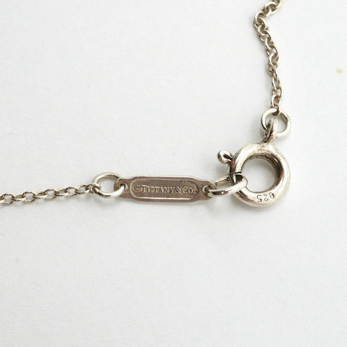 【6jfb0826-k】ティファニー ネックレス ハートキー シルバー925【中古】レディース