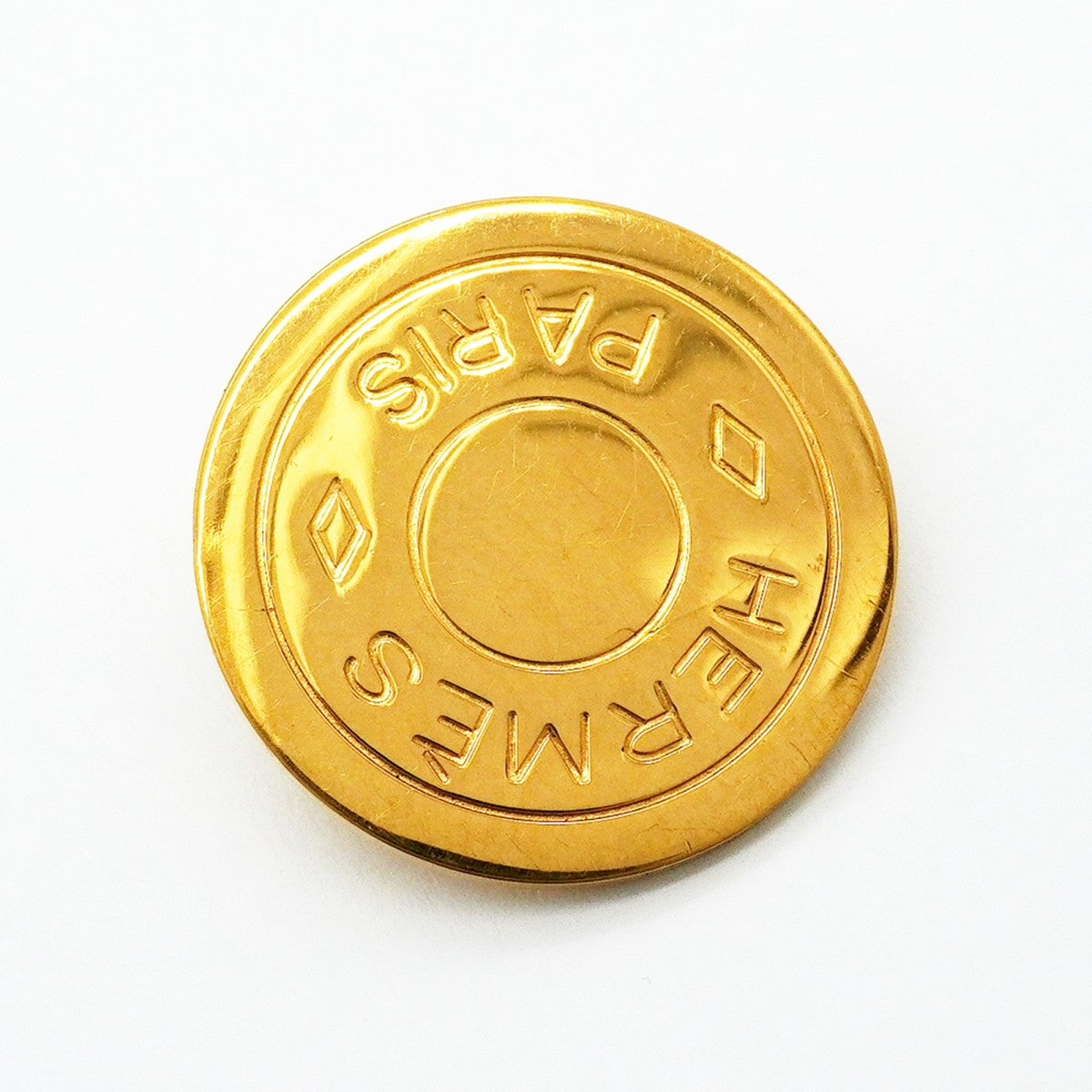 【6jfb0829-k】エルメス イヤリング セリエ GPメッキ ゴールド【中古】レディース
