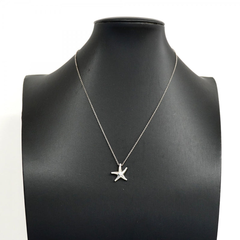 【6jfb0832-k】ティファニー ネックレス スターフィッシュ シルバー925【中古】レディース