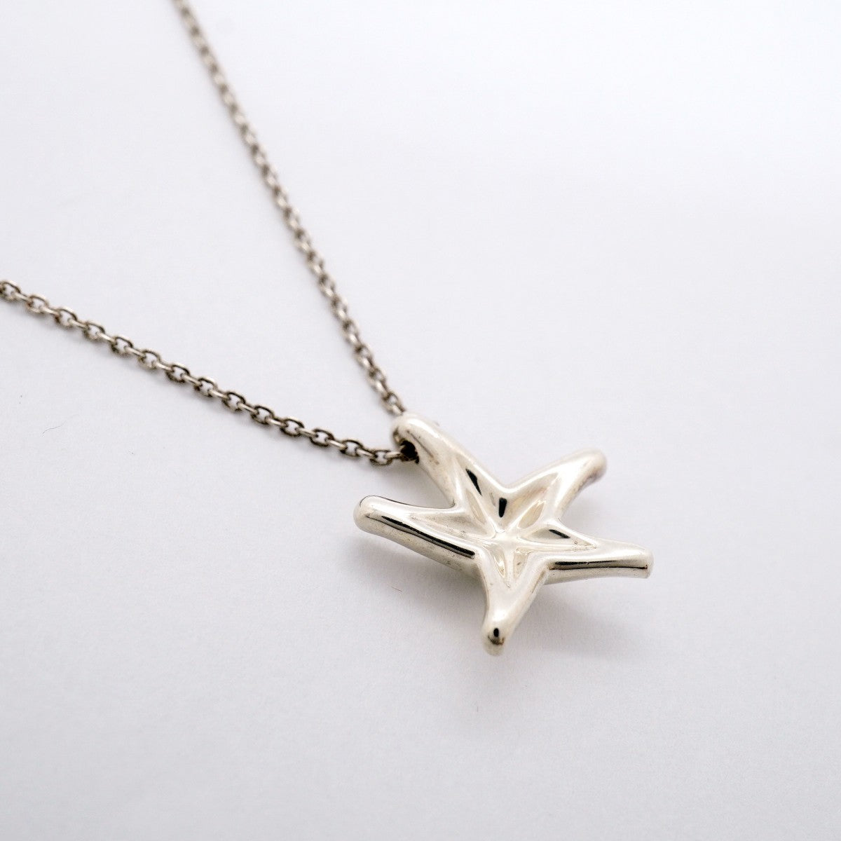 【6jfb0832-k】ティファニー ネックレス スターフィッシュ シルバー925【中古】レディース