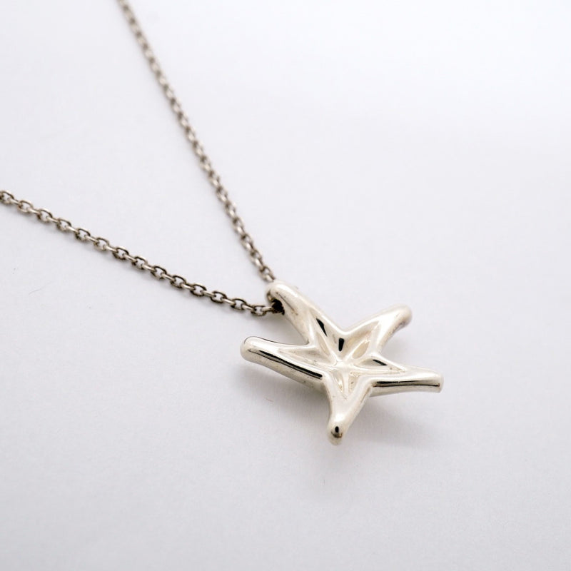 【6jfb0832-k】ティファニー ネックレス スターフィッシュ シルバー925【中古】レディース