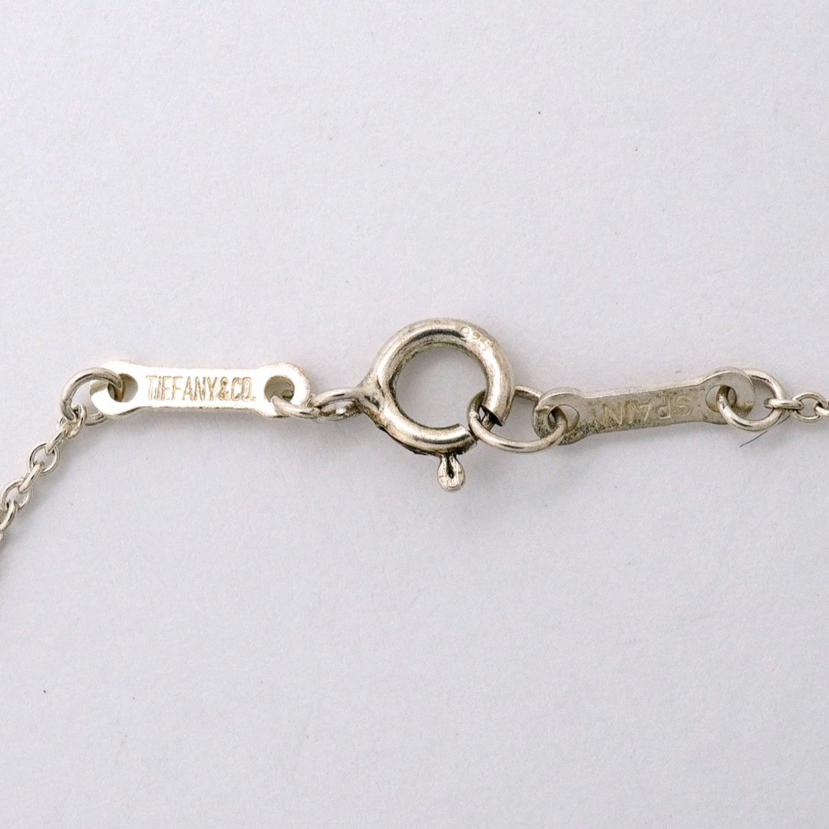 【6jfb0834-k】ティファニー ネックレス オープンハート シルバー925【中古】レディース