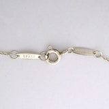 【6jfb0836-k】ティファニー ネックレス ビーン シルバー925【中古】レディース