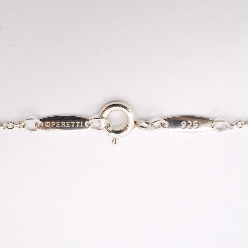 【6jfb0836-k】ティファニー ネックレス ビーン シルバー925【中古】レディース