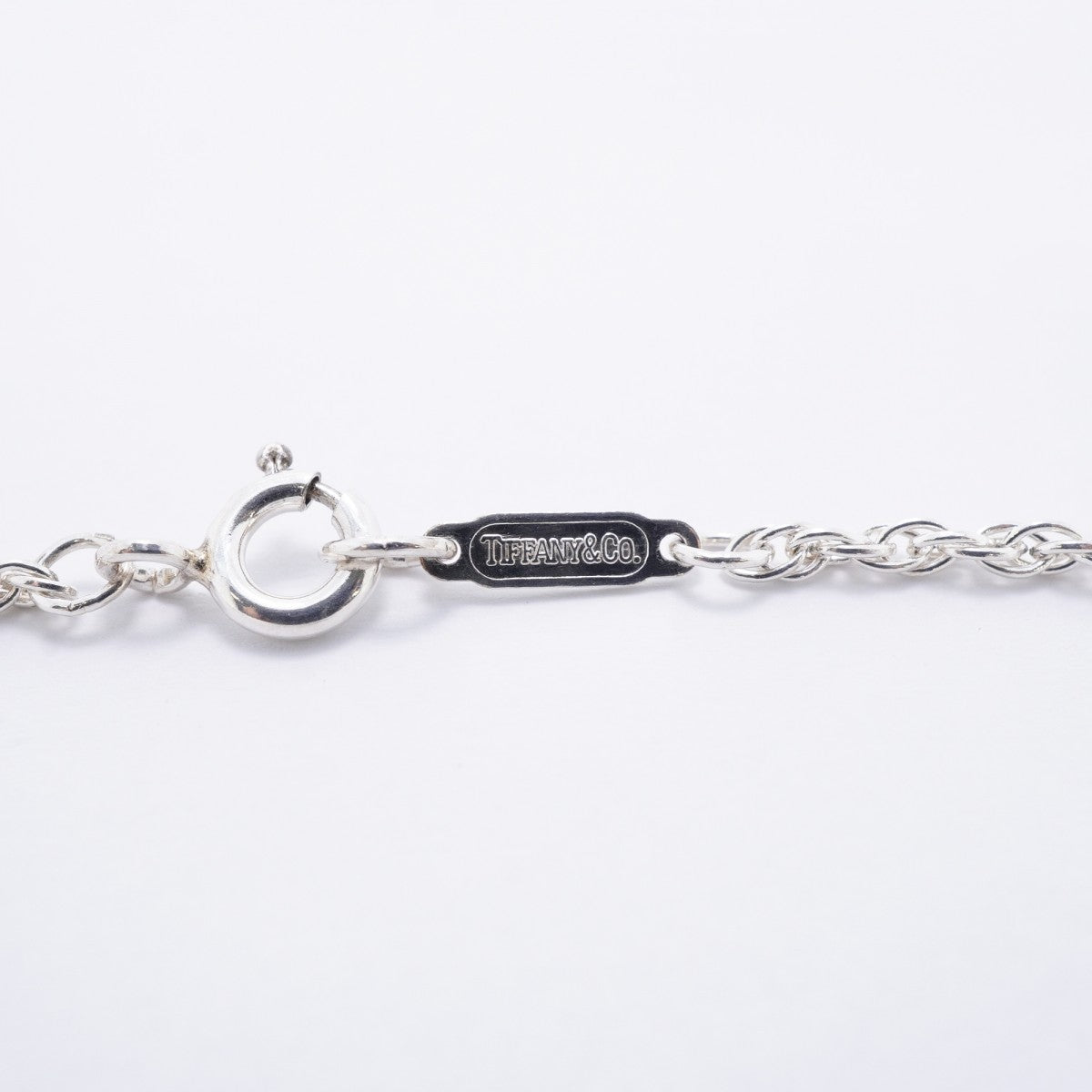 【6jfb0840-k】ティファニー ネックレス ツイストハート K18YG イエローゴールド シルバー925【中古】レディース