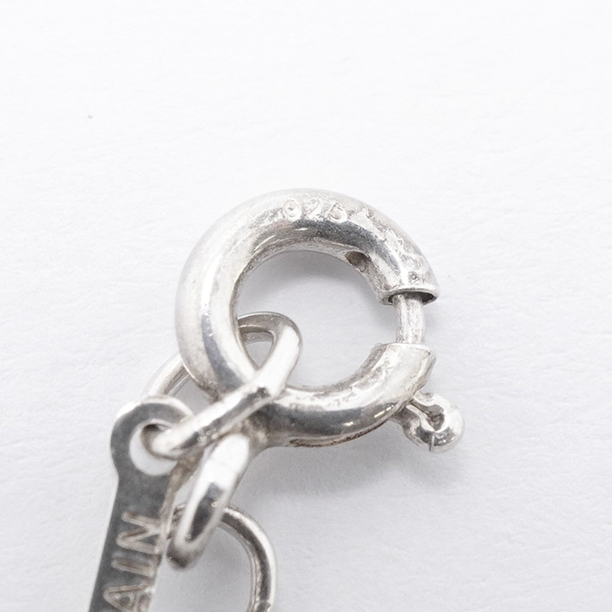 【6jfb0842-k】ティファニー ネックレス オープンハート シルバー925【中古】レディース