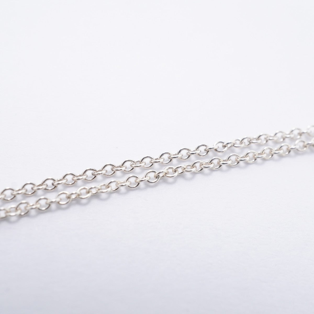 【6jfb0842-k】ティファニー ネックレス オープンハート シルバー925【中古】レディース