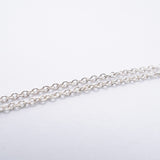【6jfb0842-k】ティファニー ネックレス オープンハート シルバー925【中古】レディース
