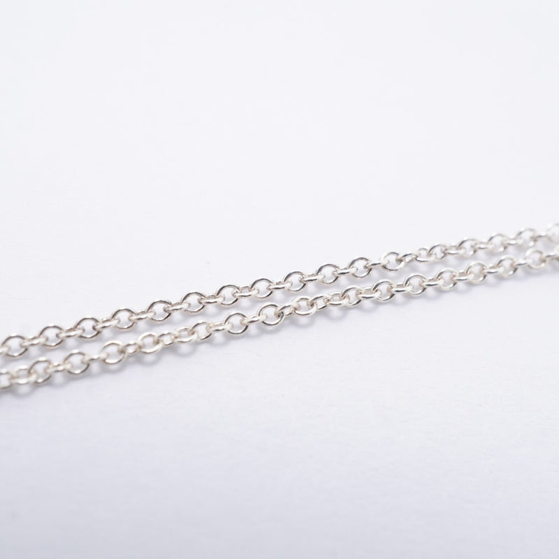 【6jfb0842-k】ティファニー ネックレス オープンハート シルバー925【中古】レディース