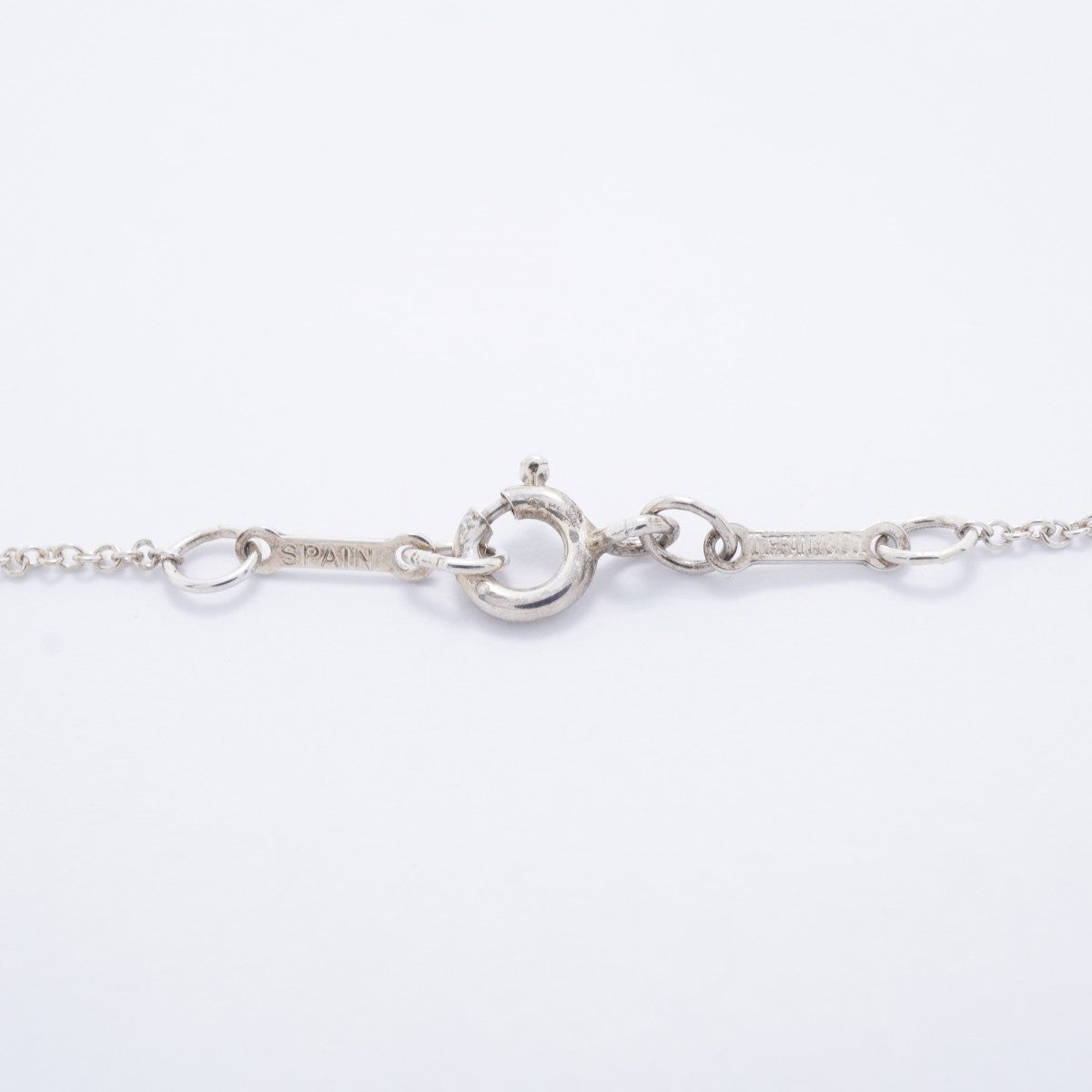 【6jfb0842-k】ティファニー ネックレス オープンハート シルバー925【中古】レディース