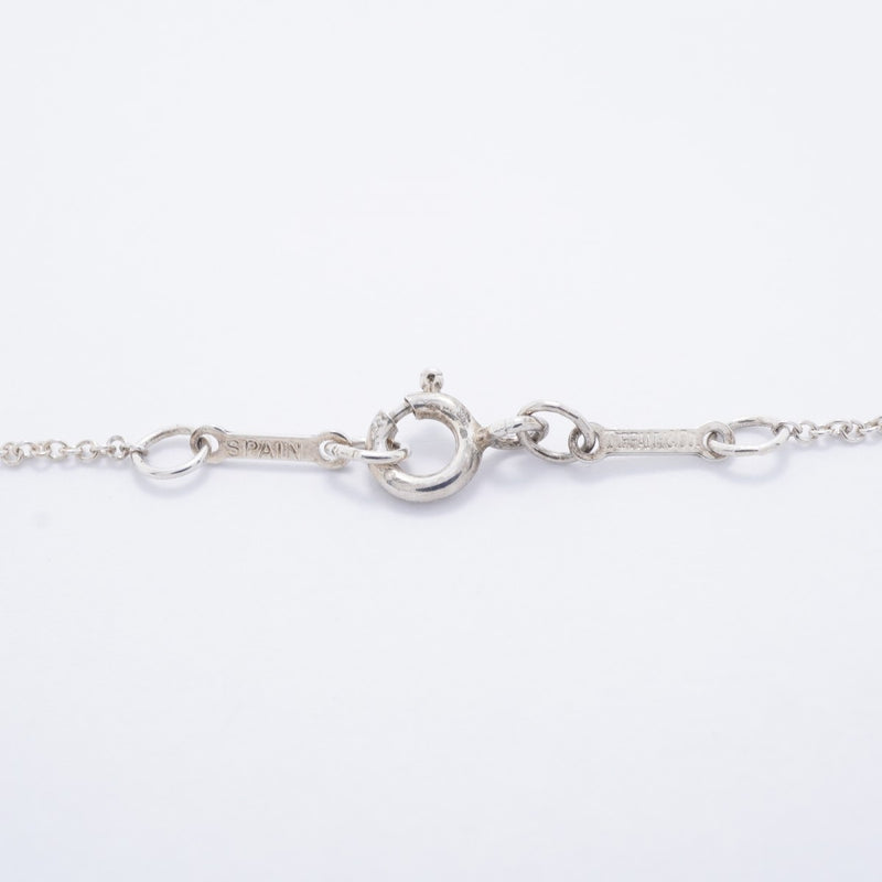 【6jfb0842-k】ティファニー ネックレス オープンハート シルバー925【中古】レディース