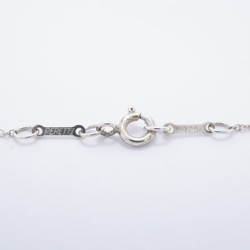 【6jfb0842-k】ティファニー ネックレス オープンハート シルバー925【中古】レディース