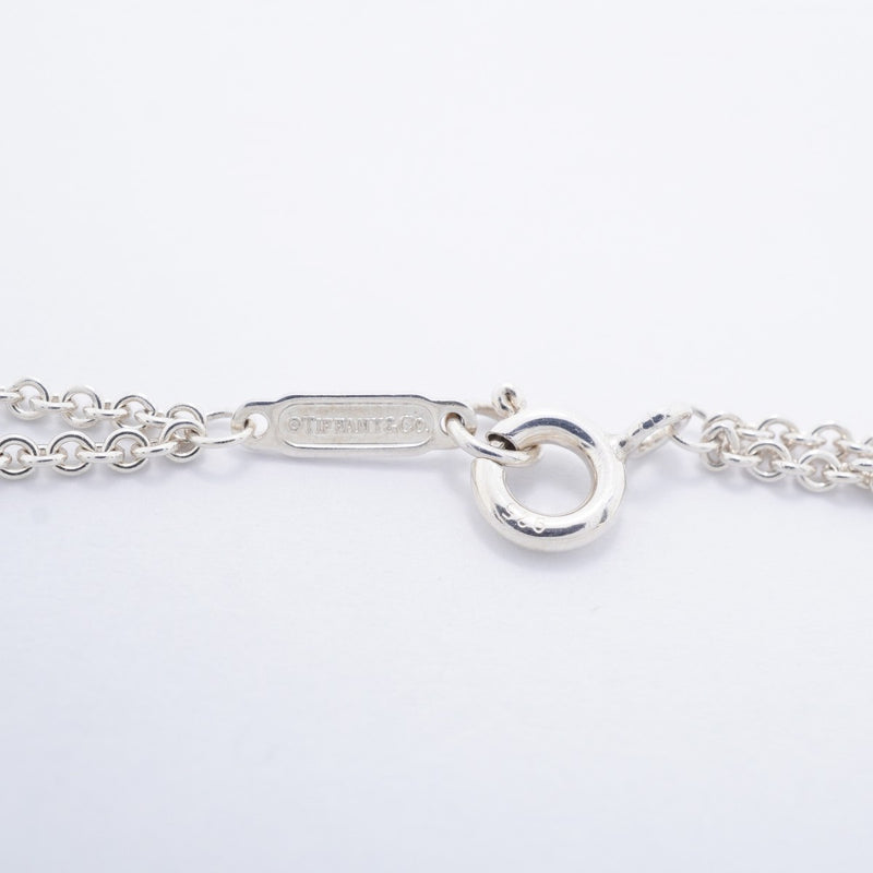 【6jfb0844-k】ティファニー ブレスレット インフィニティ ダブルチェーン シルバー925【中古】レディース
