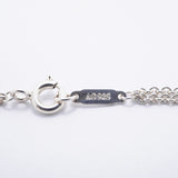 【6jfb0844-k】ティファニー ブレスレット インフィニティ ダブルチェーン シルバー925【中古】レディース