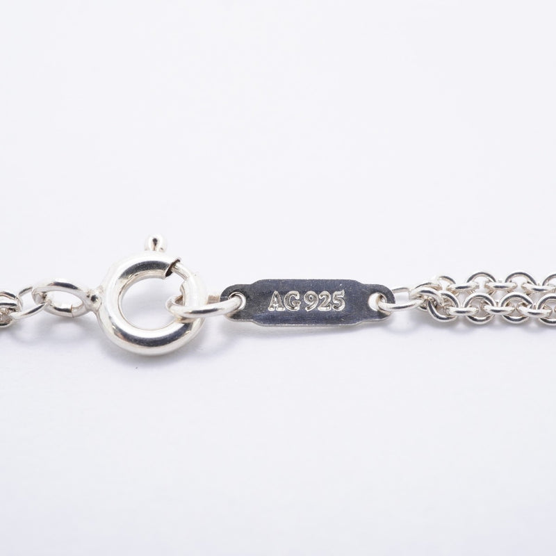 【6jfb0844-k】ティファニー ブレスレット インフィニティ ダブルチェーン シルバー925【中古】レディース