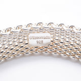 【6jfb0845-k】ティファニー バングル サマセット/メッシュ シルバー925【中古】メンズ レディース ユニセックス