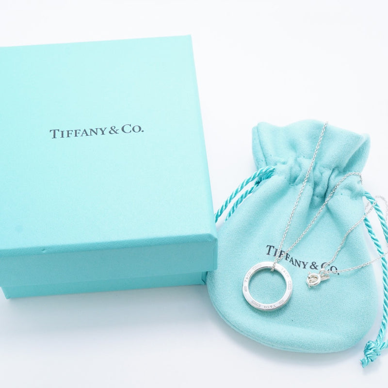 【6jfb0846-k】ティファニー ネックレス 1837/サークル シルバー925【中古】レディース