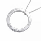 【6jfb0846-k】ティファニー ネックレス 1837/サークル シルバー925【中古】レディース