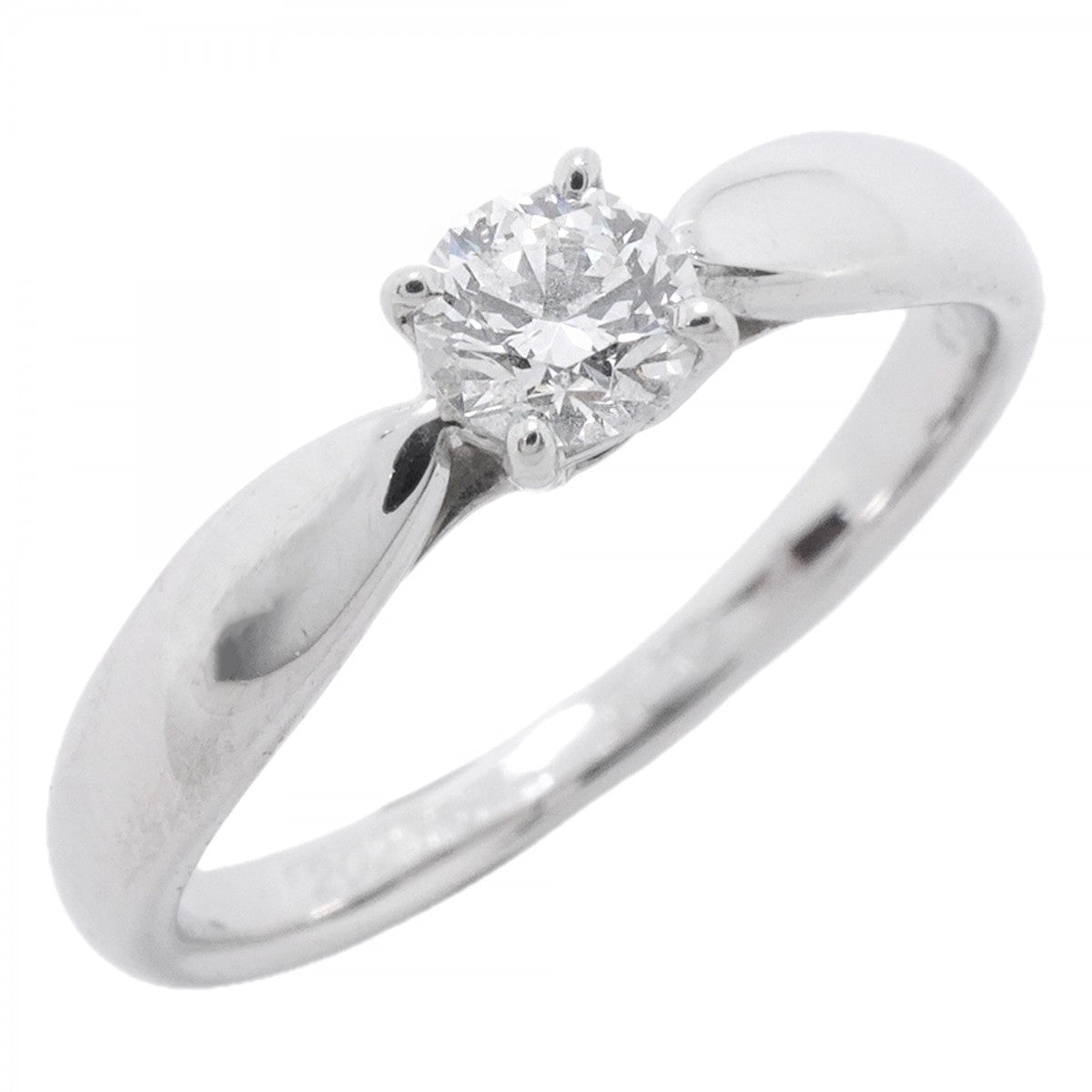 【6jfb0847】ティファニー リング ハーモニー 1PD Pt950 プラチナ ダイヤモンド 0.23ct 7.5号【中古】レディース