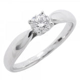 【6jfb0847】ティファニー リング ハーモニー 1PD Pt950 プラチナ ダイヤモンド 0.23ct 7.5号【中古】レディース
