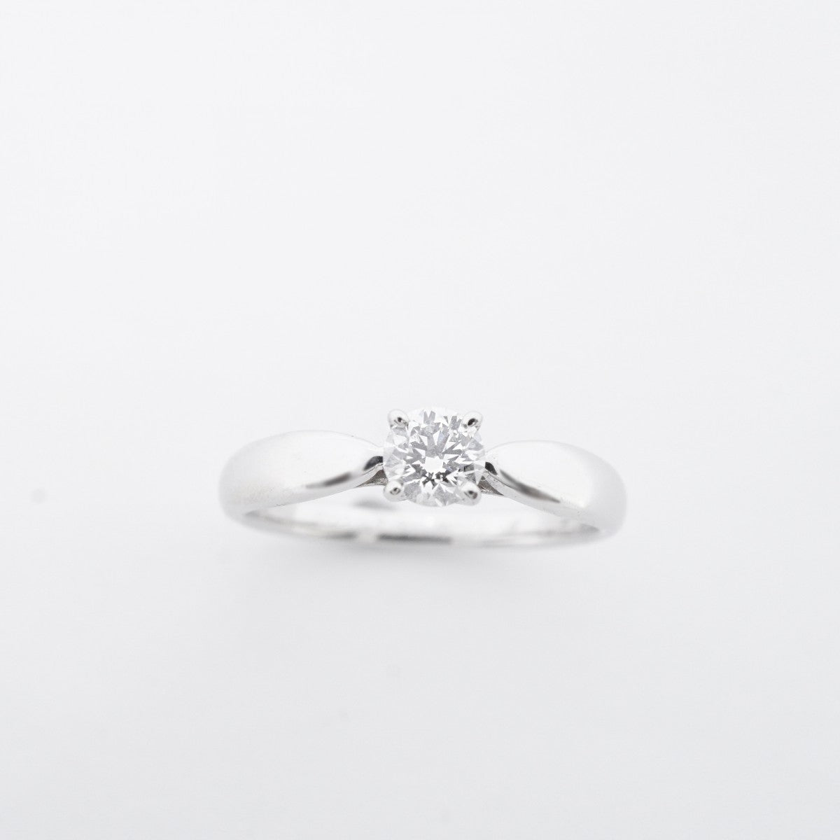 【6jfb0847】ティファニー リング ハーモニー 1PD Pt950 プラチナ ダイヤモンド 0.23ct 7.5号【中古】レディース