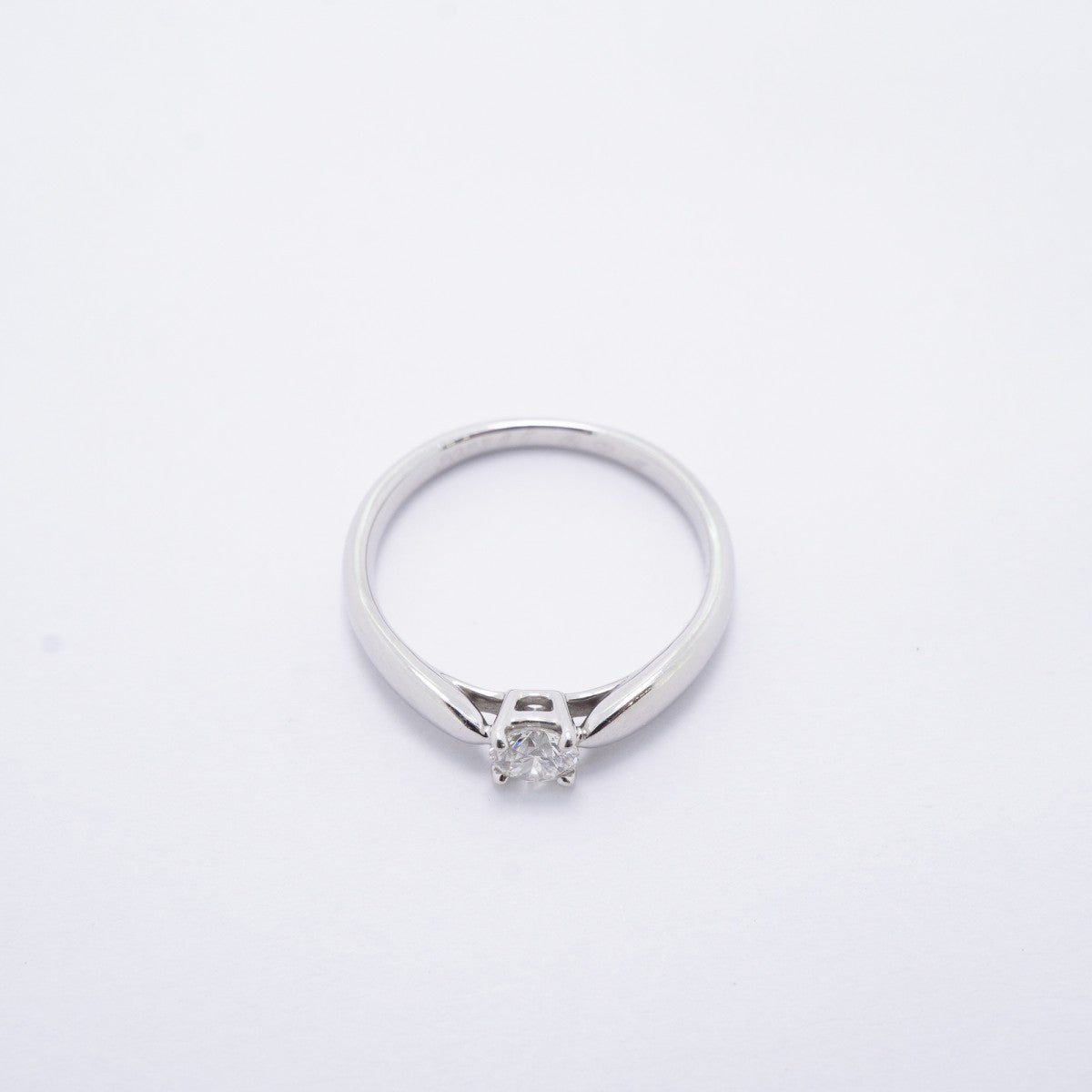 【6jfb0847】ティファニー リング ハーモニー 1PD Pt950 プラチナ ダイヤモンド 0.23ct 7.5号【中古】レディース