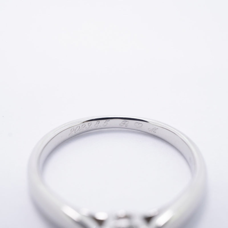 【6jfb0847】ティファニー リング ハーモニー 1PD Pt950 プラチナ ダイヤモンド 0.23ct 7.5号【中古】レディース