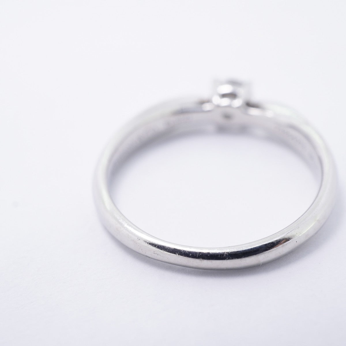 【6jfb0847】ティファニー リング ハーモニー 1PD Pt950 プラチナ ダイヤモンド 0.23ct 7.5号【中古】レディース