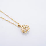 【6jfb0850】ティファニー ネックレス オリーブリーフ K18YG イエローゴールド パール【中古】レディース