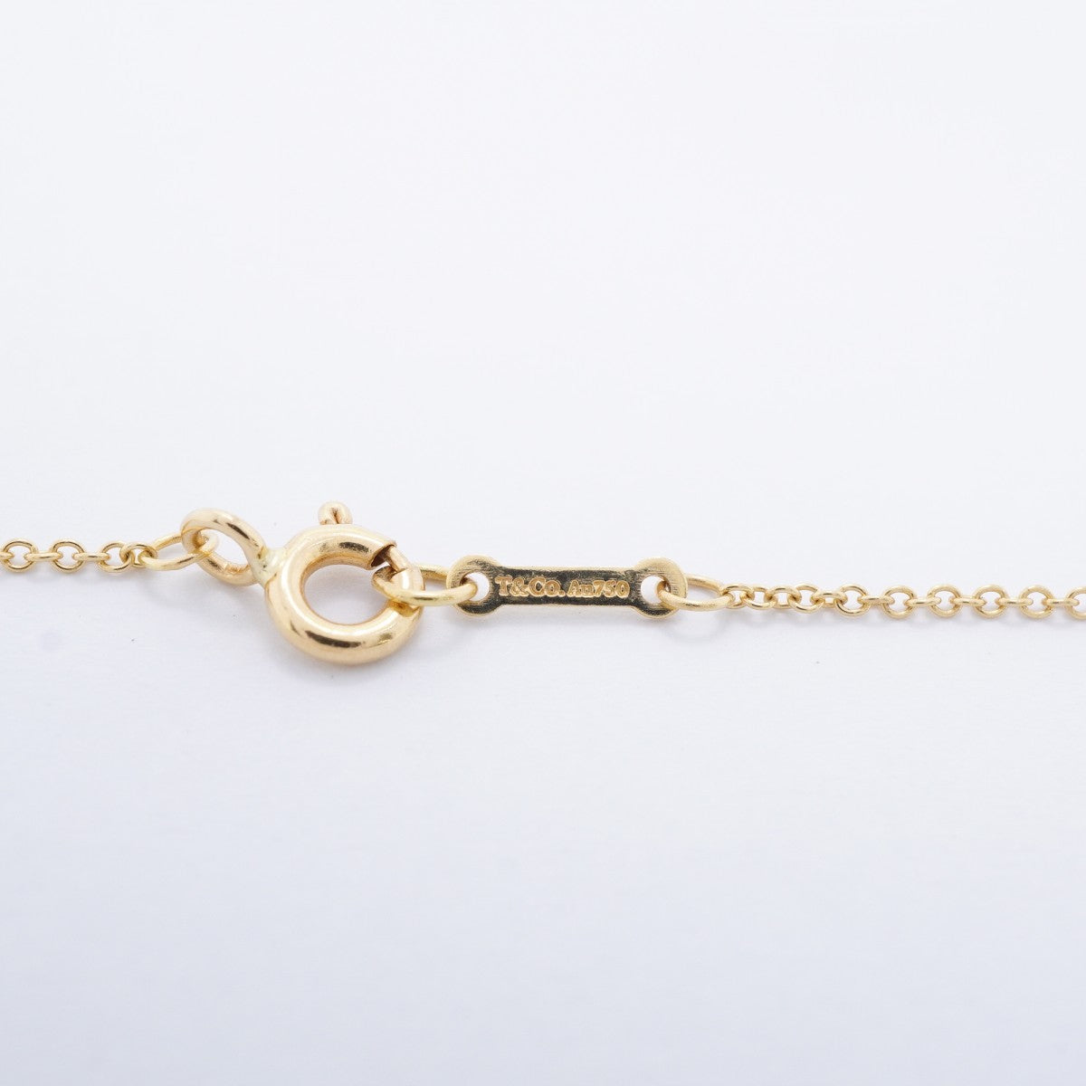 【6jfb0850】ティファニー ネックレス オリーブリーフ K18YG イエローゴールド パール【中古】レディース