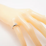 【6jfb0855】ティファニー リング ソリティア 1PD Pt950 プラチナ ダイヤモンド 0.34ct 7.5号【中古】レディース