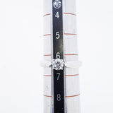 【6jfb0857】ティファニー リング ハーモニー 1PD Pt950 プラチナ ダイヤモンド 0.27ct 6.5号【中古】レディース