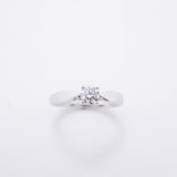 【6jfb0857】ティファニー リング ハーモニー 1PD Pt950 プラチナ ダイヤモンド 0.27ct 6.5号【中古】レディース