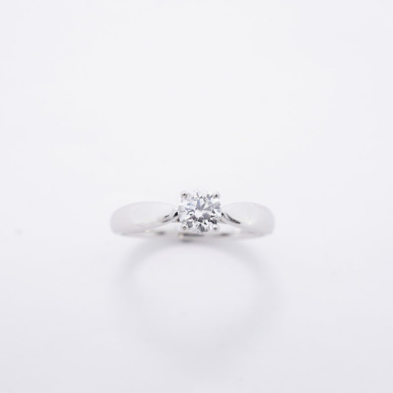 【6jfb0857】ティファニー リング ハーモニー 1PD Pt950 プラチナ ダイヤモンド 0.27ct 6.5号【中古】レディース