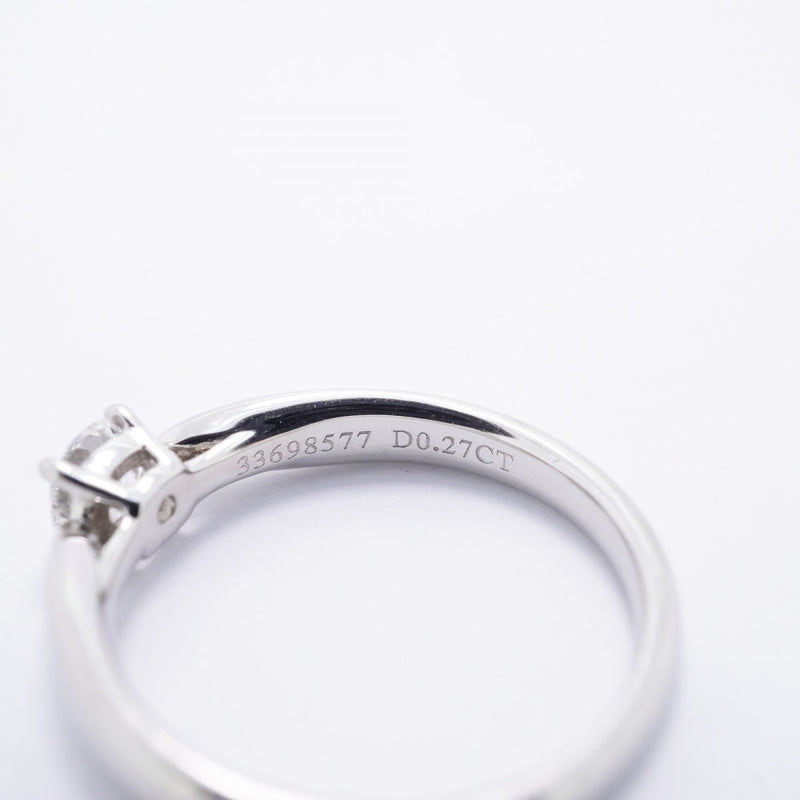 【6jfb0857】ティファニー リング ハーモニー 1PD Pt950 プラチナ ダイヤモンド 0.27ct 6.5号【中古】レディース